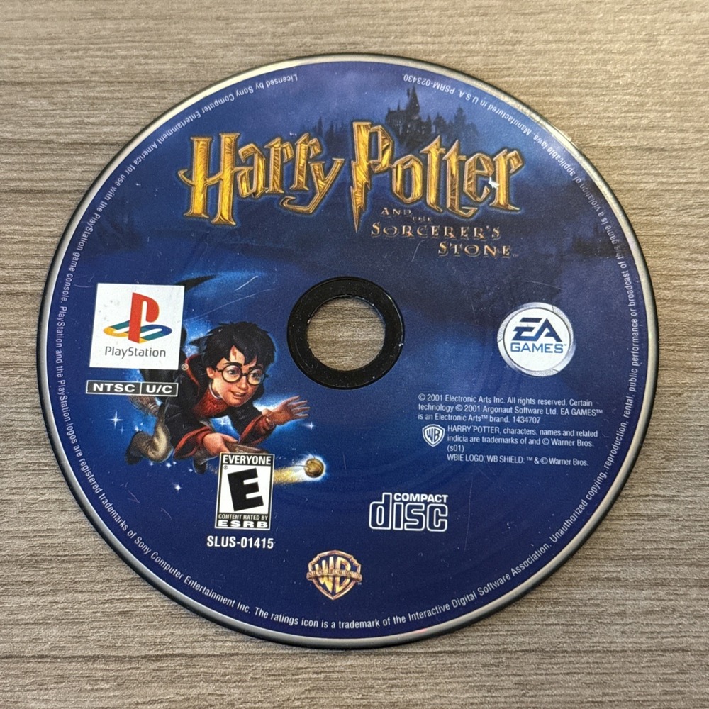 Harry Potter and the Sorcerer's Stone (Sony PlayStation 1, 2001) Disc Only